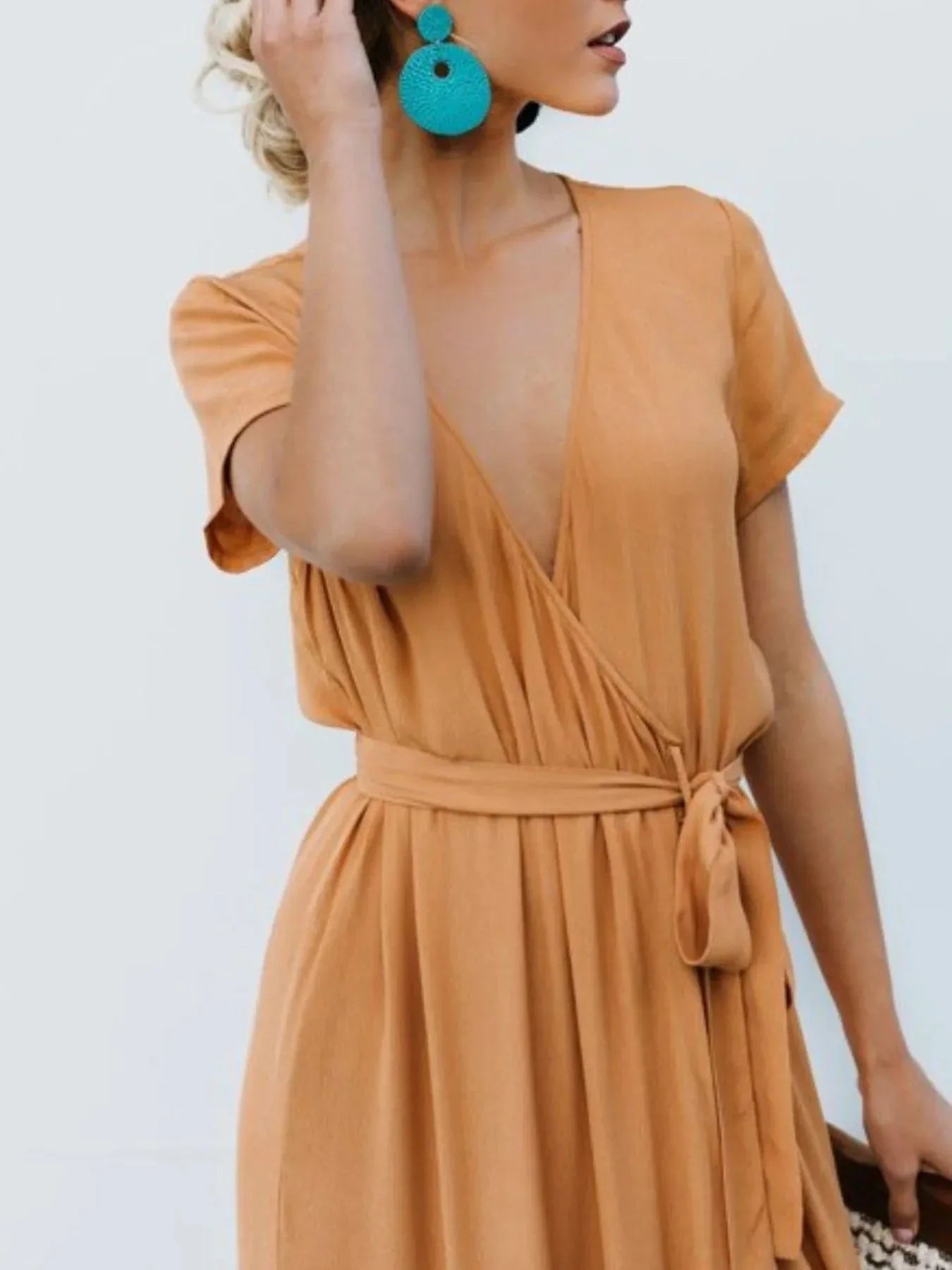 Everyday Wrap Front Dress
