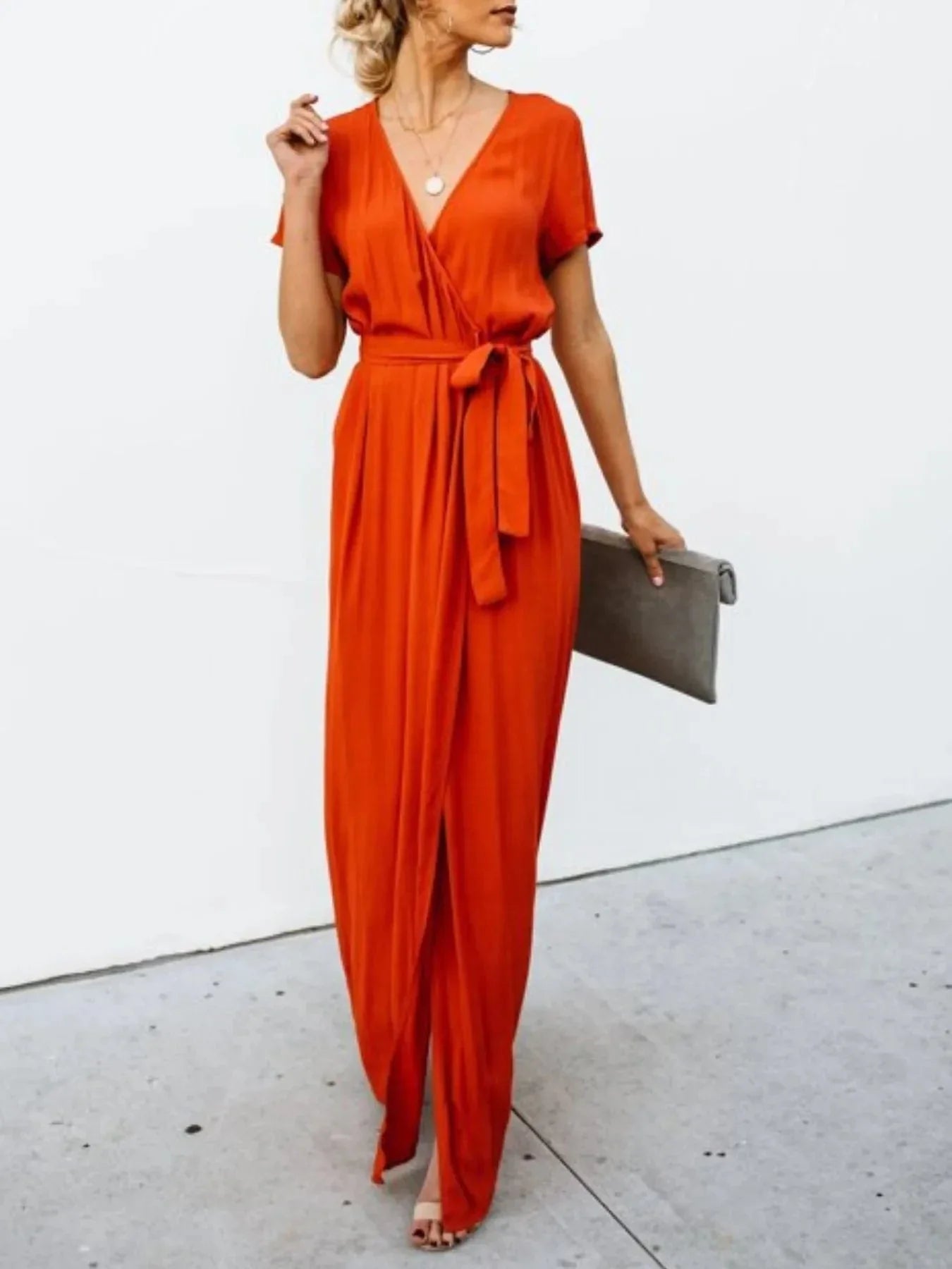 Everyday Wrap Front Dress