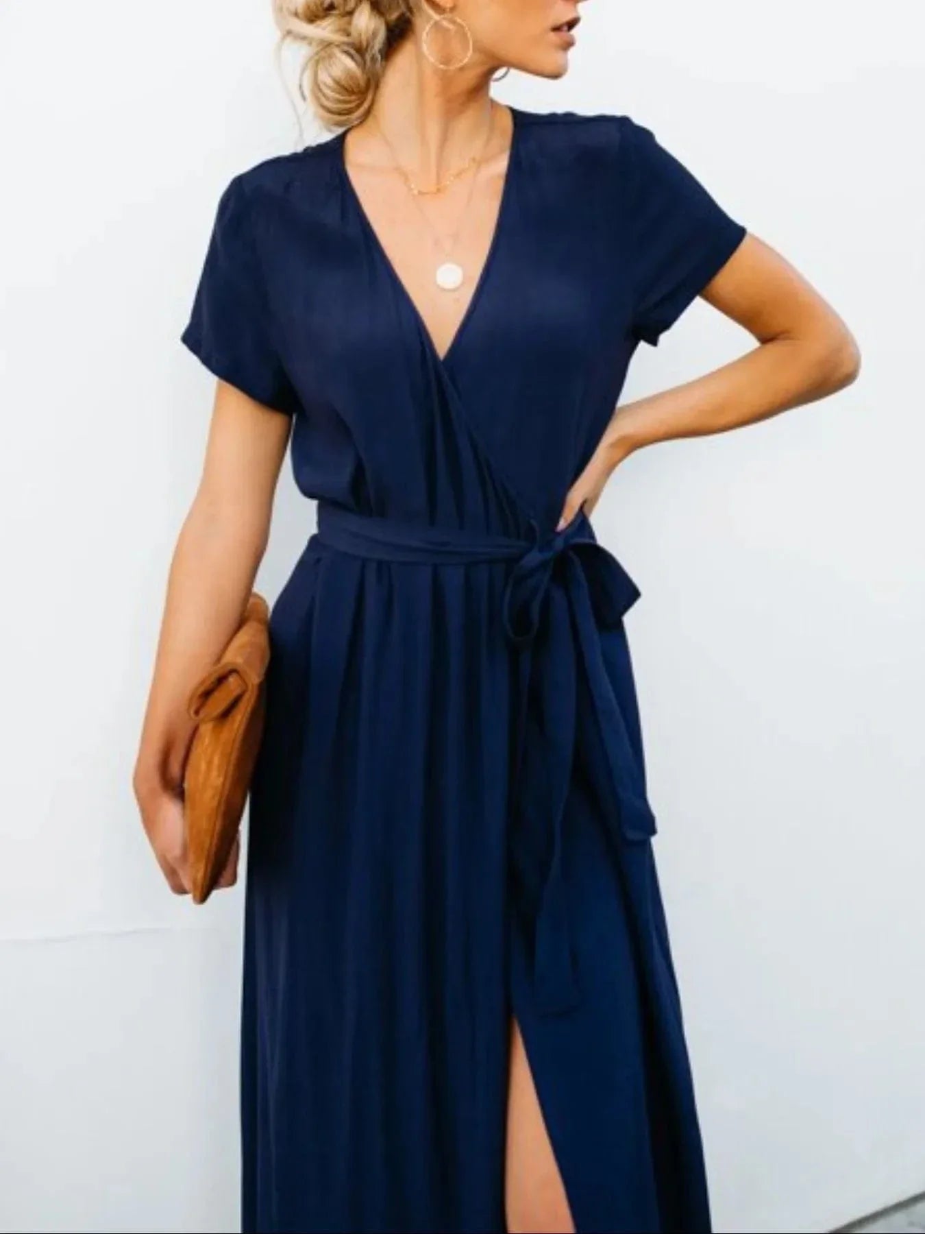 Everyday Wrap Front Dress
