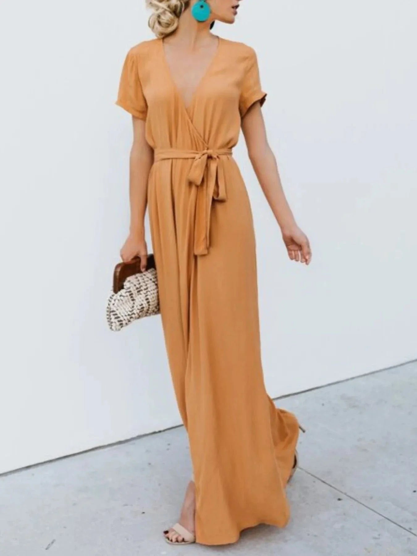 Everyday Wrap Front Dress