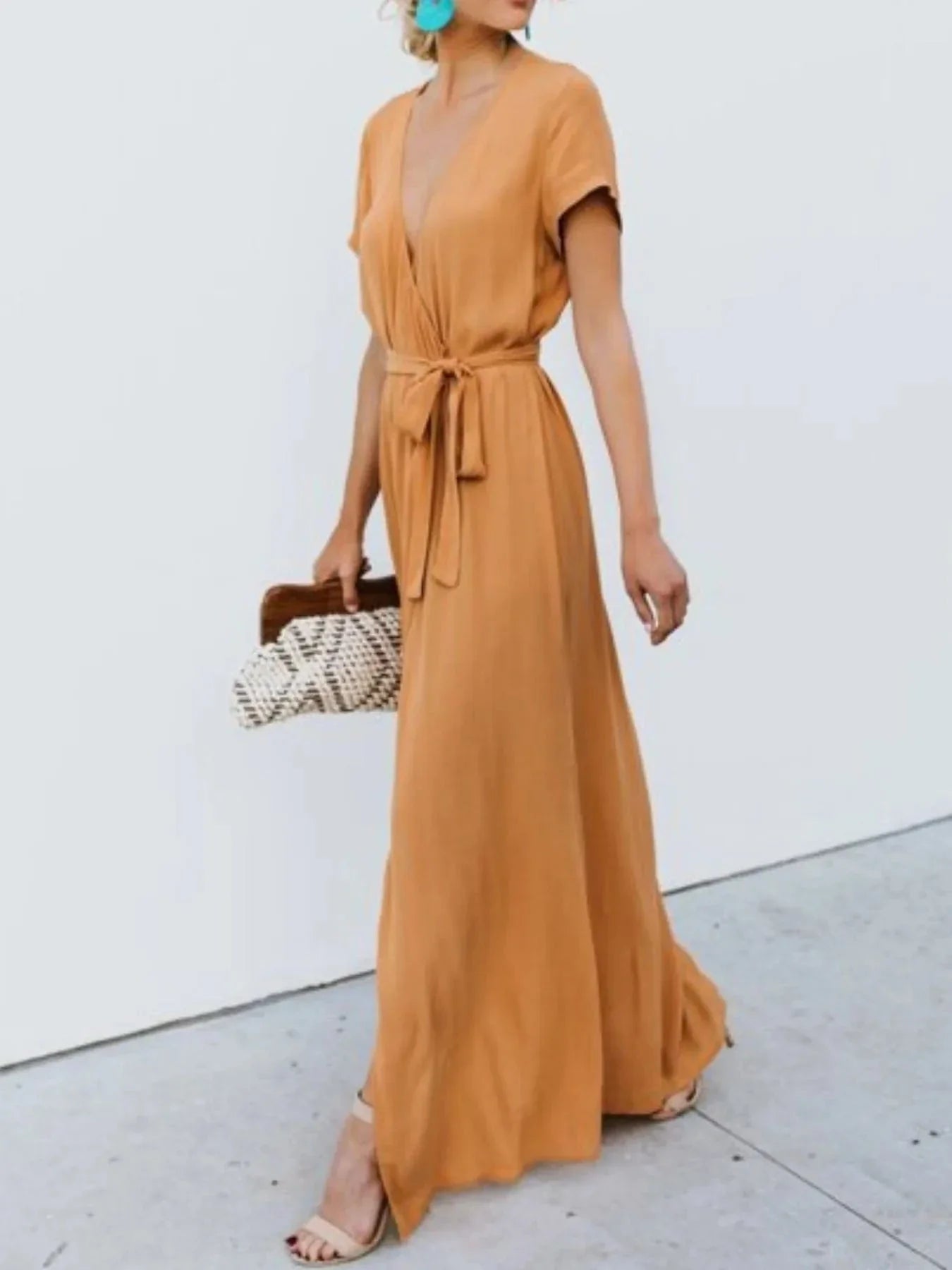 Everyday Wrap Front Dress
