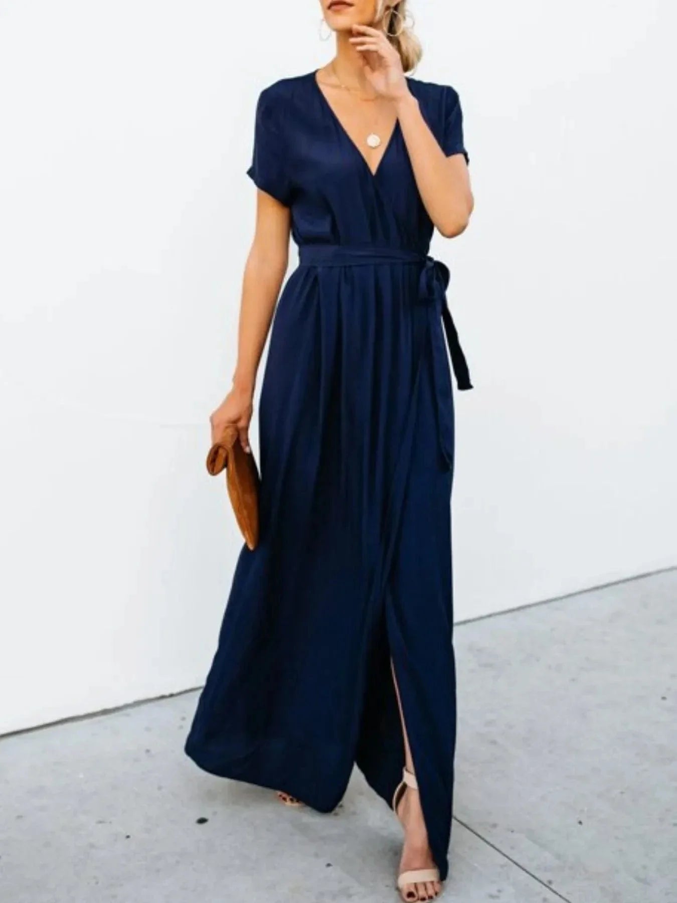 Everyday Wrap Front Dress
