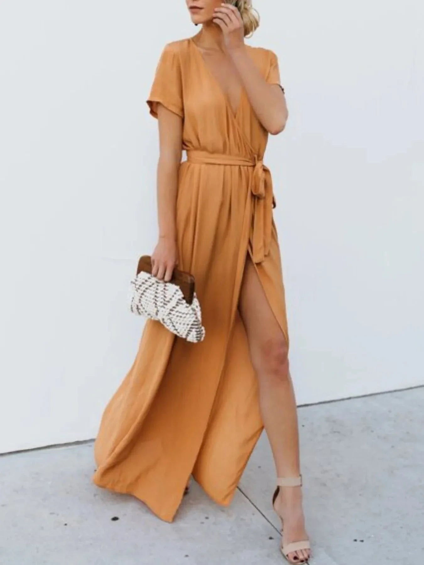 Everyday Wrap Front Dress