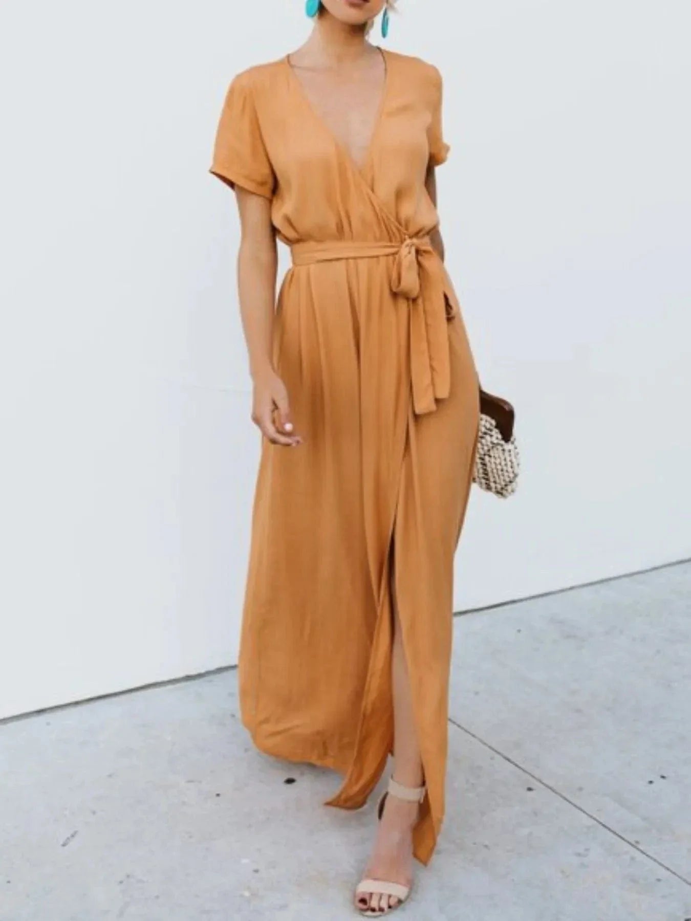 Everyday Wrap Front Dress