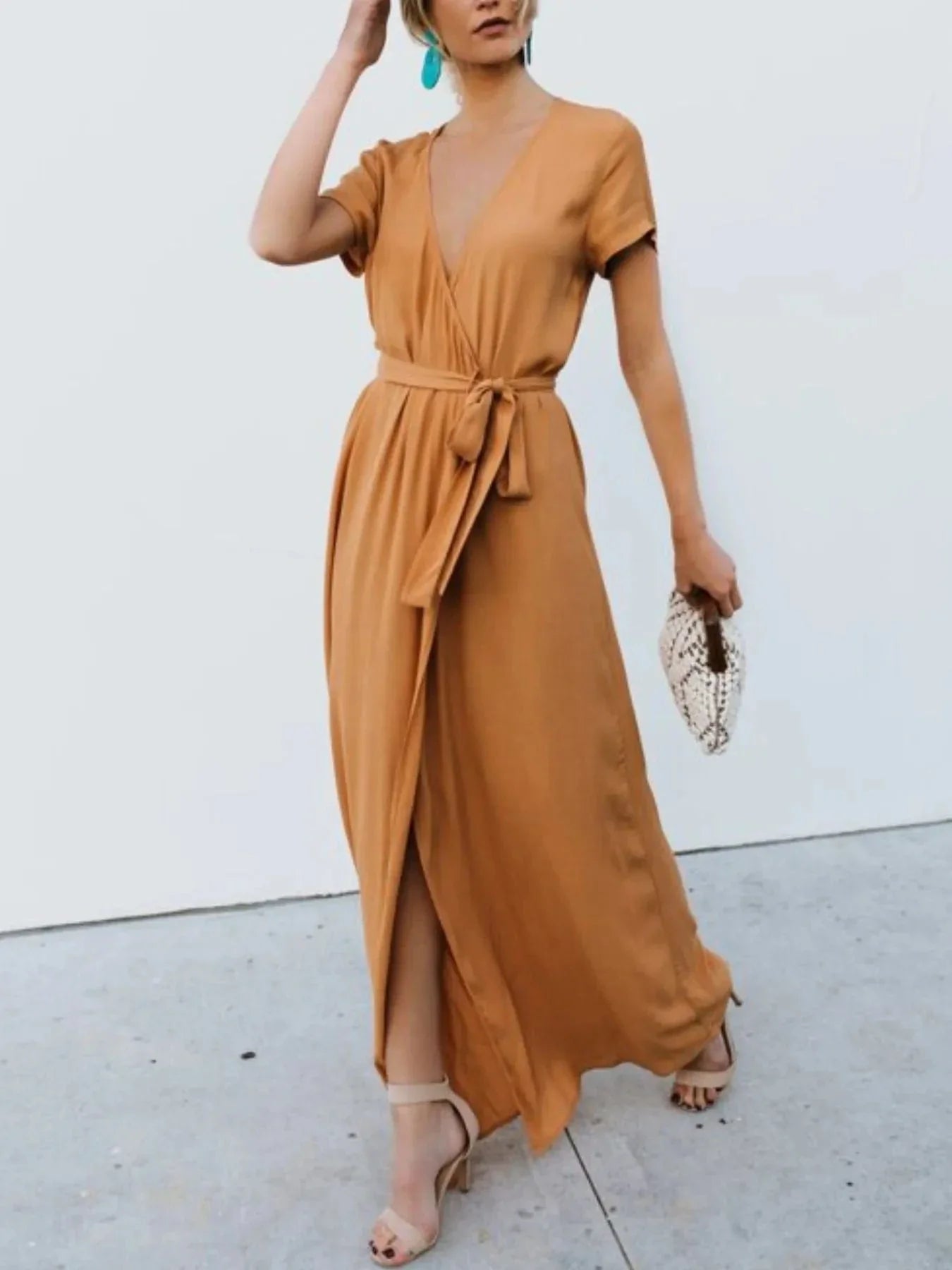 Everyday Wrap Front Dress