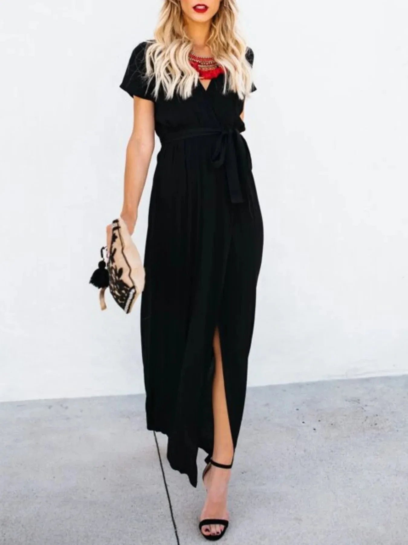 Everyday Wrap Front Dress