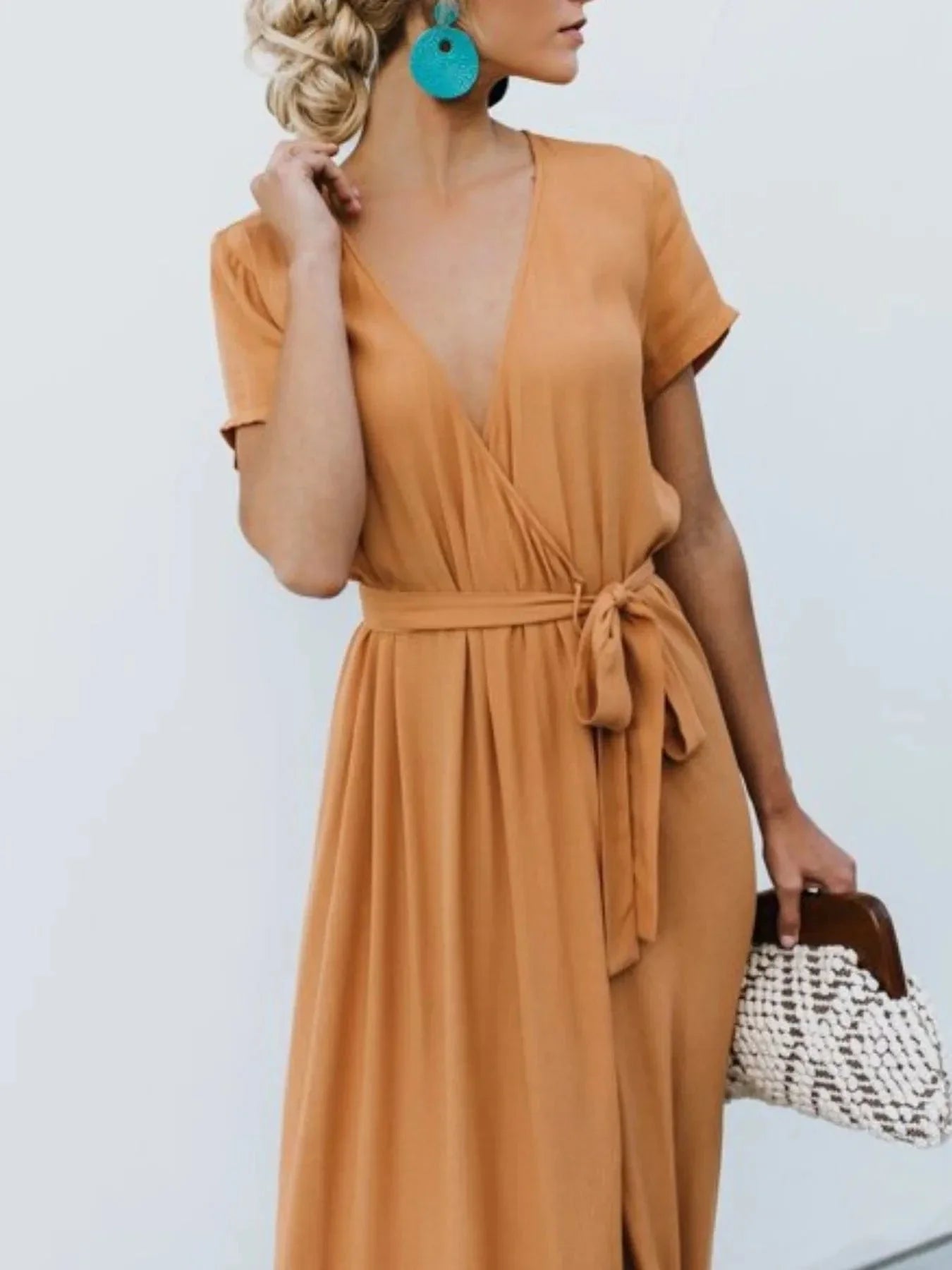 Everyday Wrap Front Dress