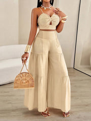 Halter Top And Pants Set