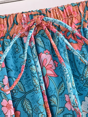 Round Neck Rayon Printed Dress