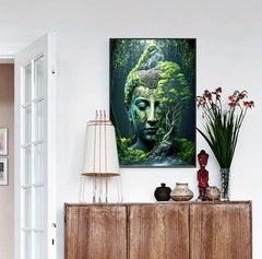Buddha In Nature Canvas