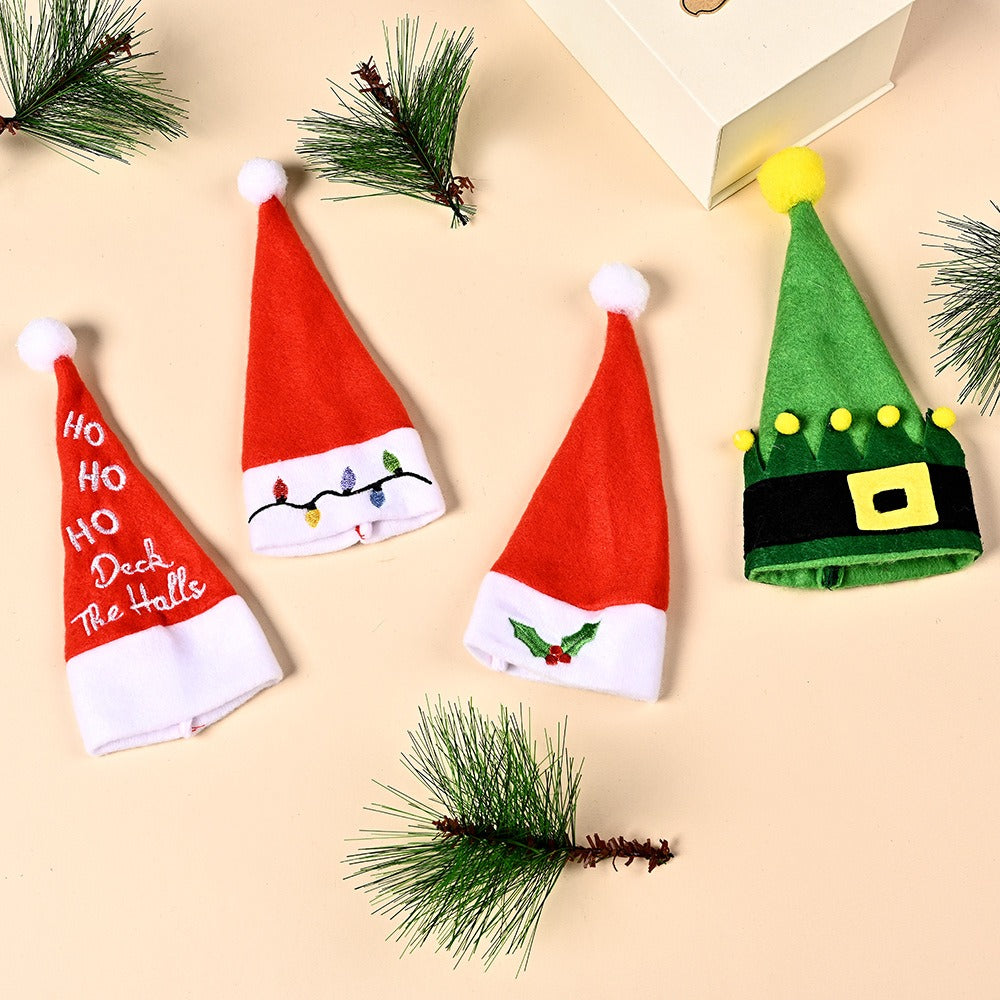Christmas Small Hat Knife And Fork Bag