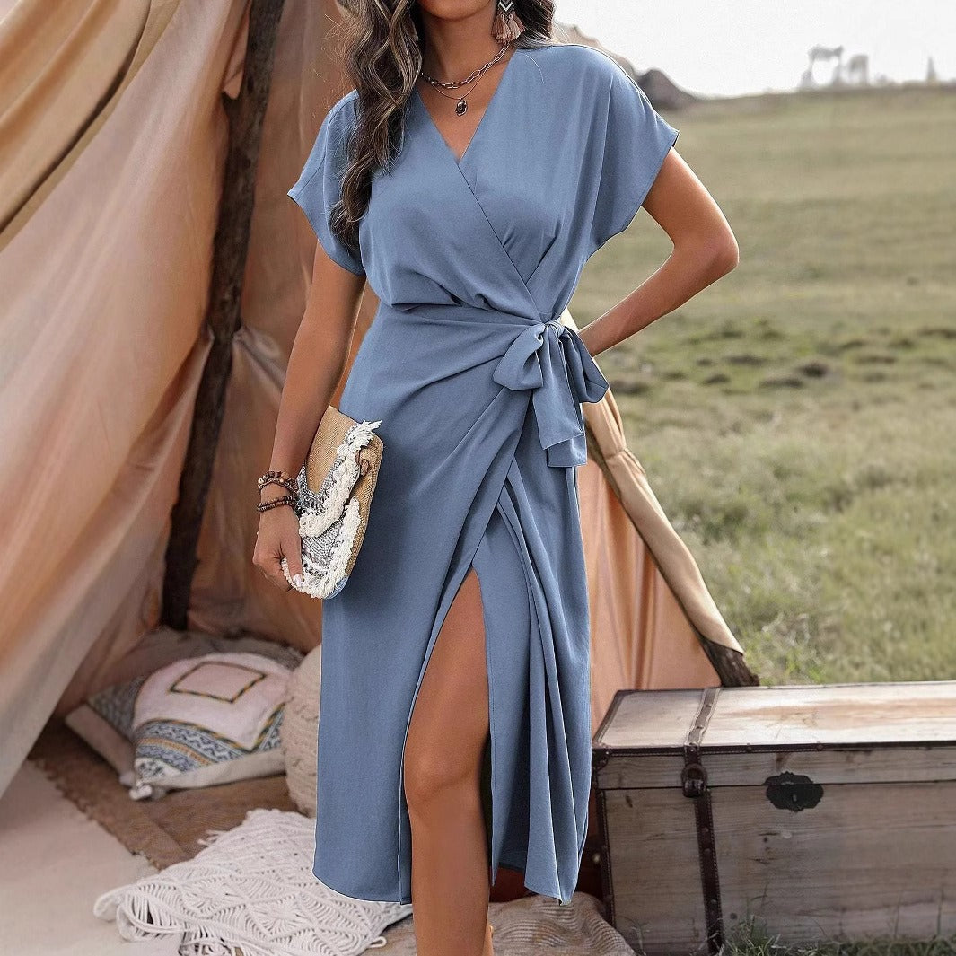 Everyday Wrap Front Dress