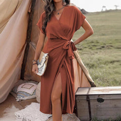 Everyday Wrap Front Dress