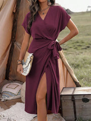 Everyday Wrap Front Dress