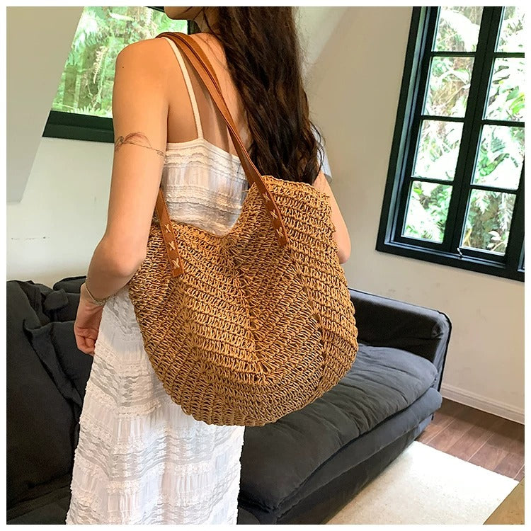 Nomadic Soul Boho Straw Bag