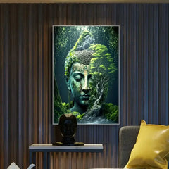 Buddha In Nature Canvas