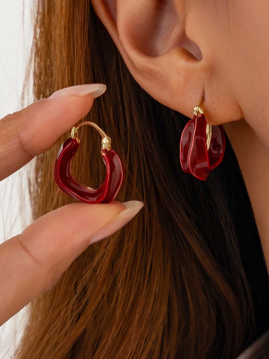 Pendientes geométricos retorcidos
