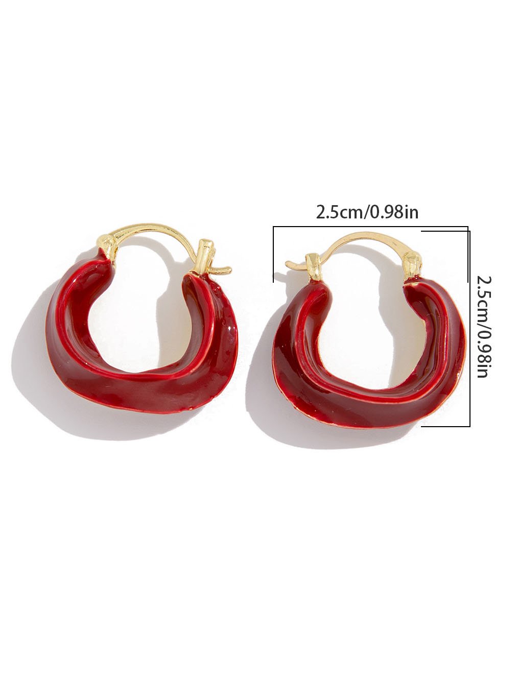 Pendientes geométricos retorcidos