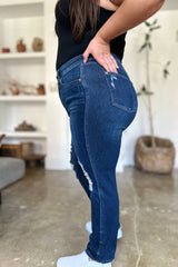 Judy Blue High Waist Rigid Straight Jeans