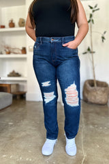 Judy Blue High Waist Rigid Straight Jeans