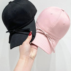 Minimalist Bow Accent Baseball Cap