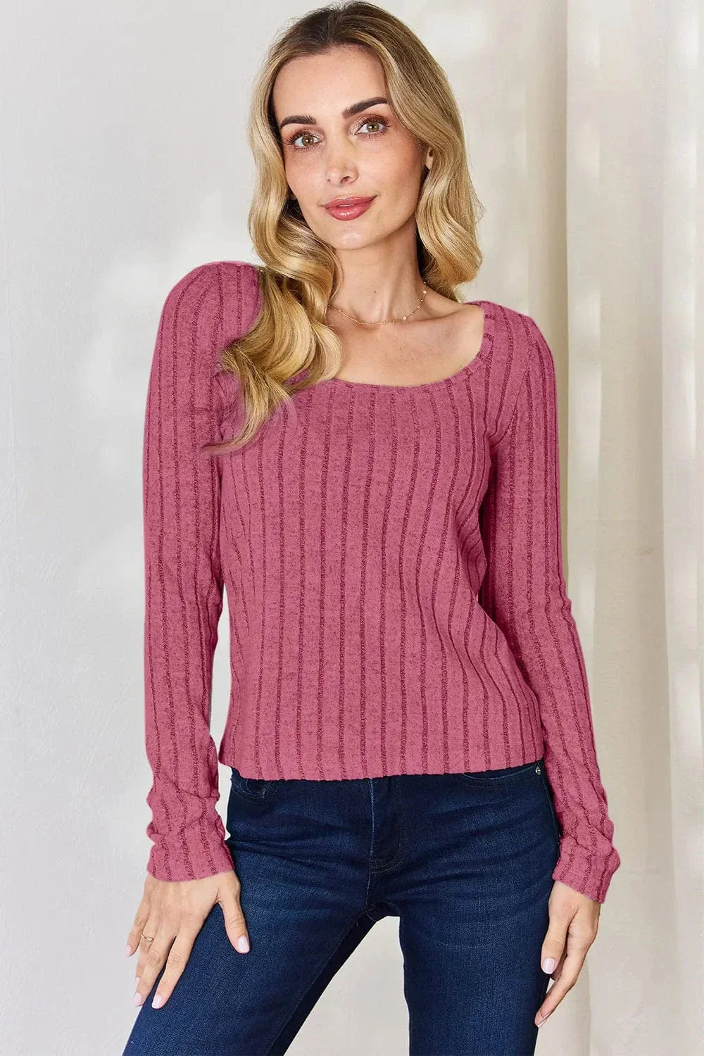 Minimalist Ribbed Top