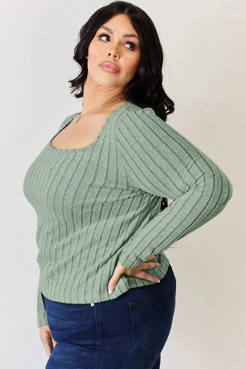 Minimalist Ribbed Top