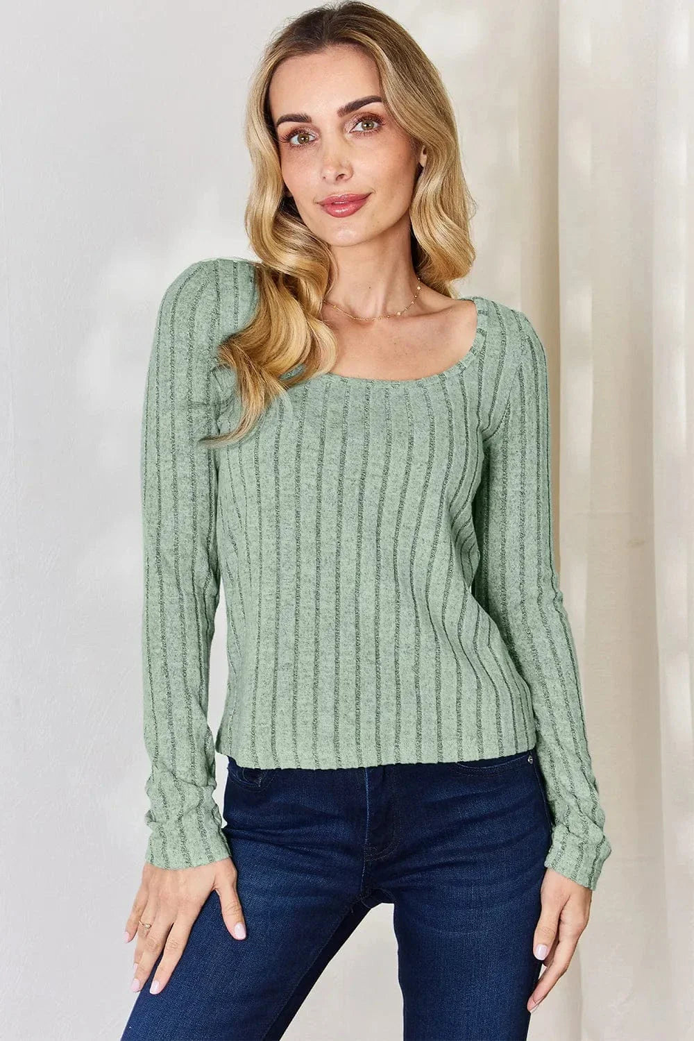 Minimalist Ribbed Top