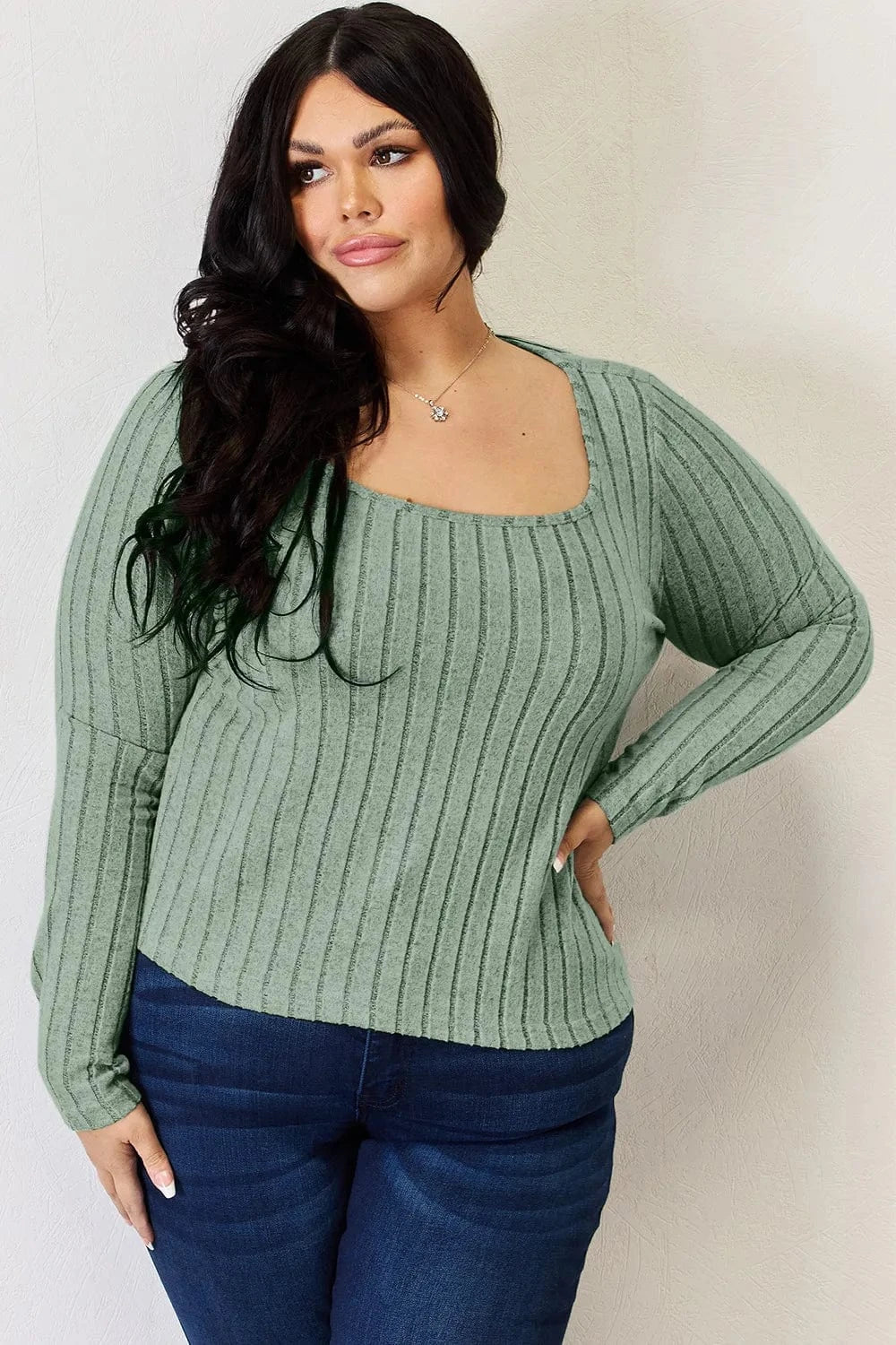 Minimalist Ribbed Top
