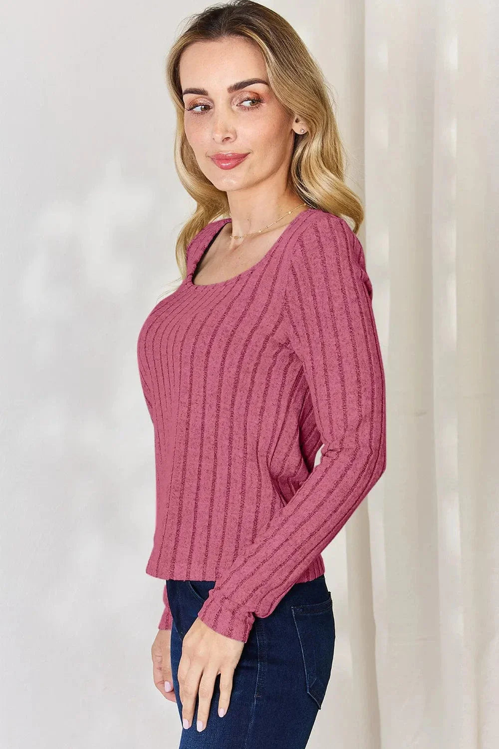 Minimalist Ribbed Top