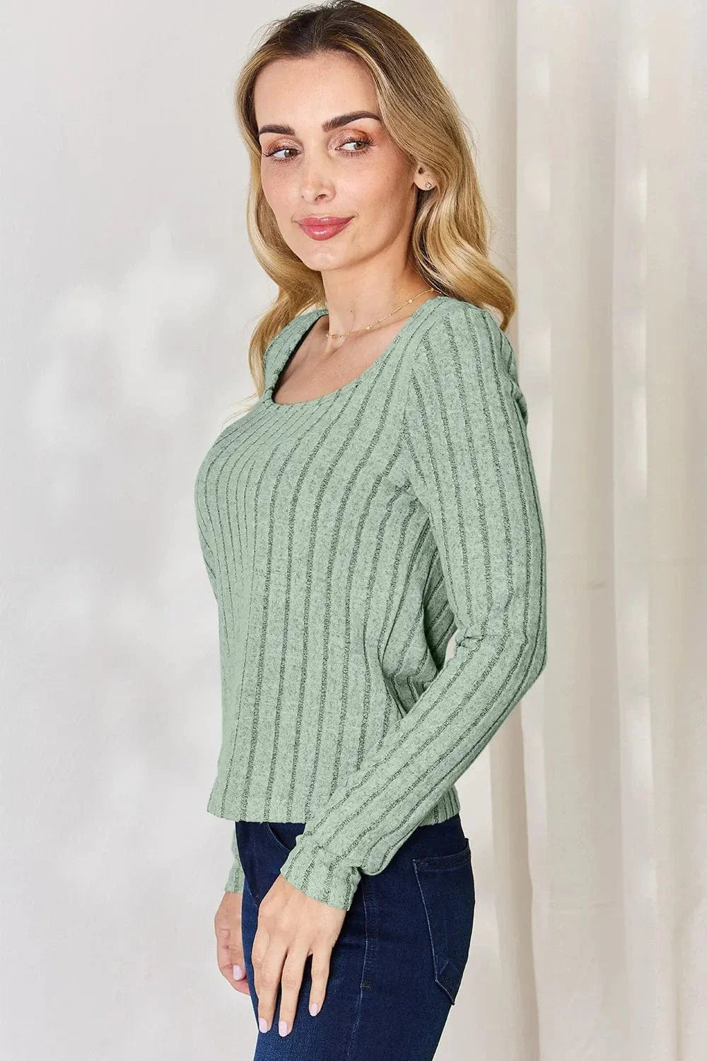 Minimalist Ribbed Top