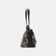 Nicole Lee Geometric Pattern Large Handbag