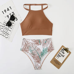 Island Bloom Tropical Print Bikini Set
