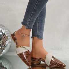 Point Toe Block Heels Sandals