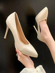 Point Toe Kitten Heels Pumps