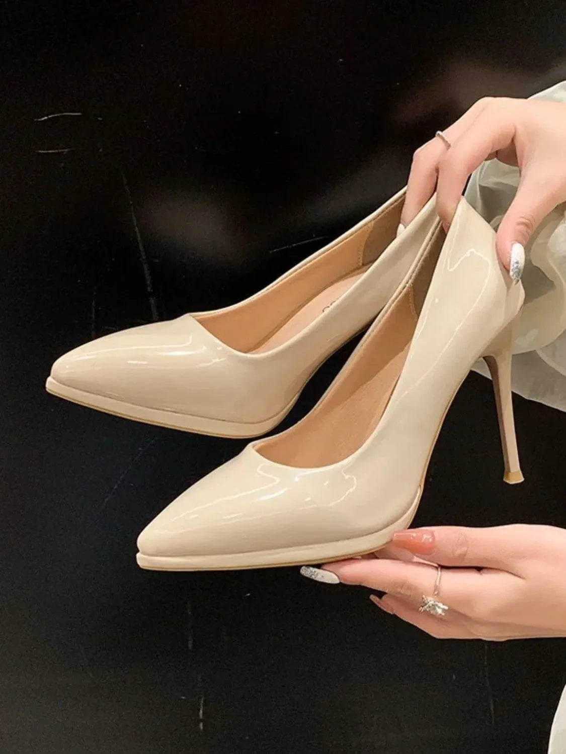 Point Toe Kitten Heels Pumps