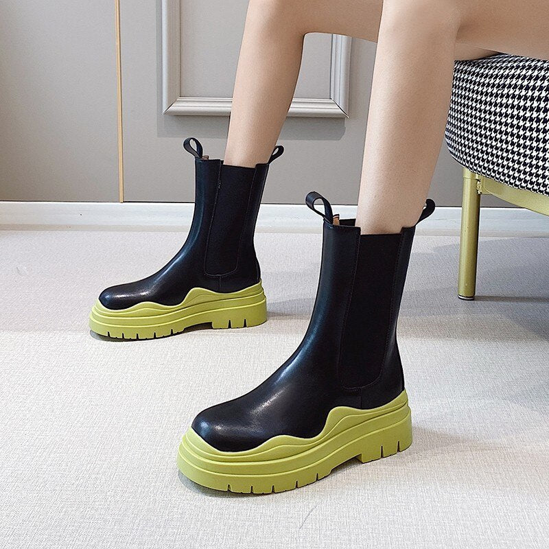 Botas de cuero Khloe