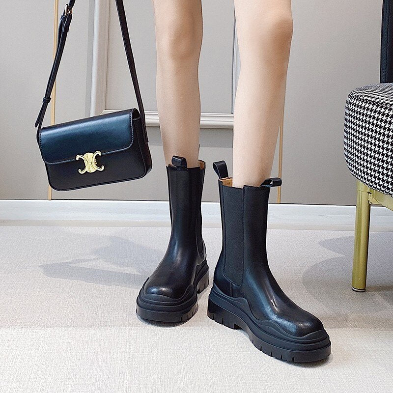 Botas de cuero Khloe