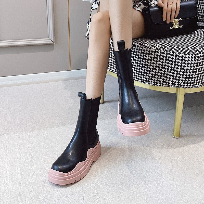 Botas de cuero Khloe