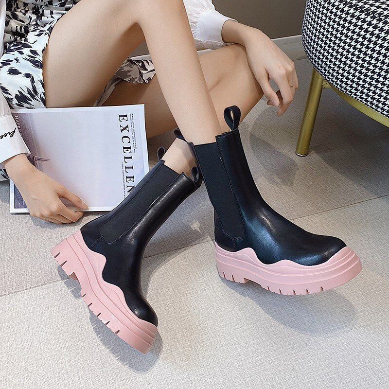 Botas de cuero Khloe