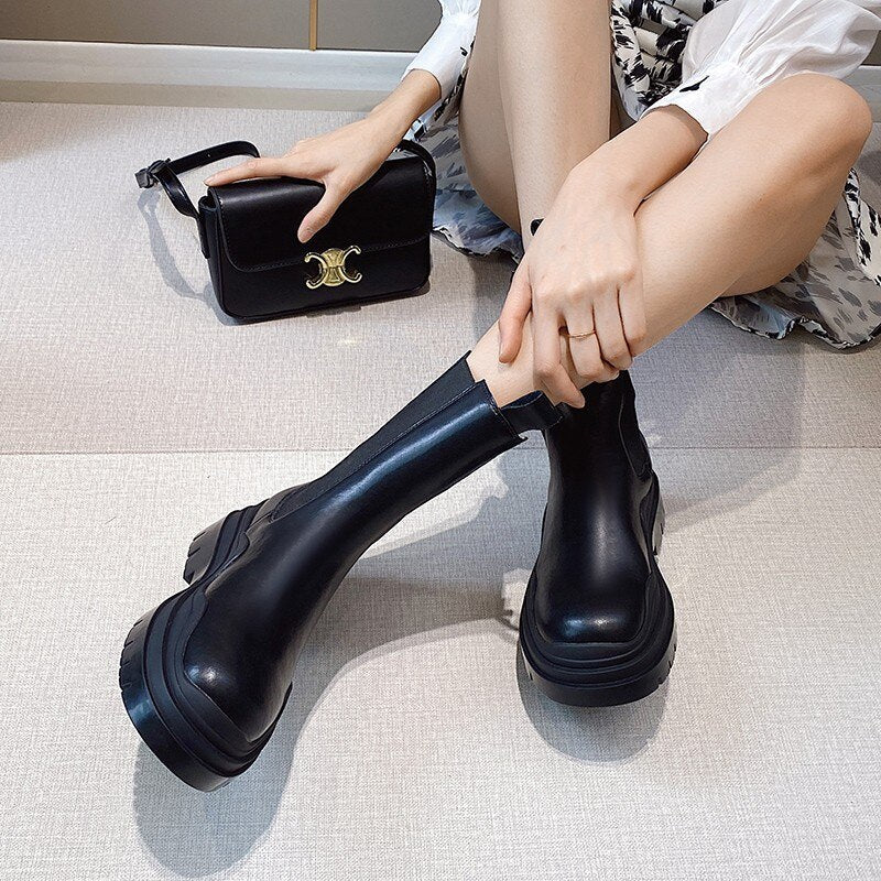 Botas de cuero Khloe