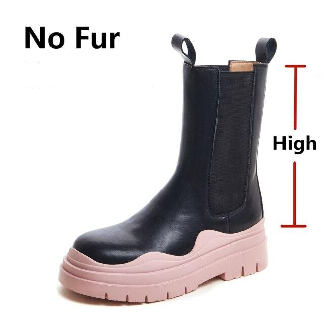 Botas de cuero Khloe