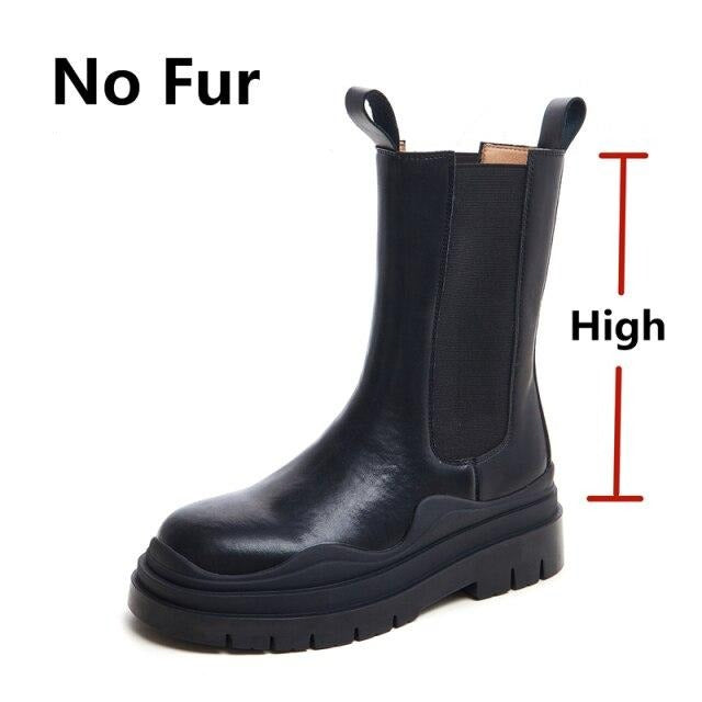 Botas de cuero Khloe