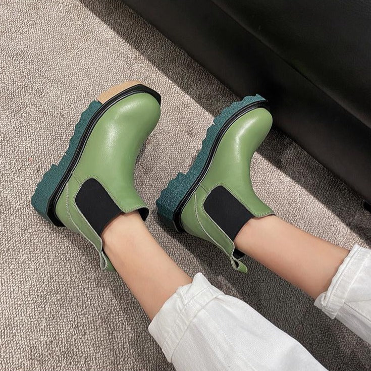 Botas de cuero Lien