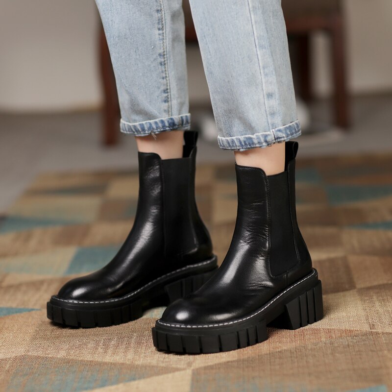 Nell Lederstiefel