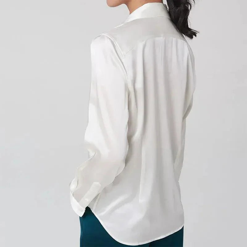 Soft and Breathable Women's 100% Silk Blouse