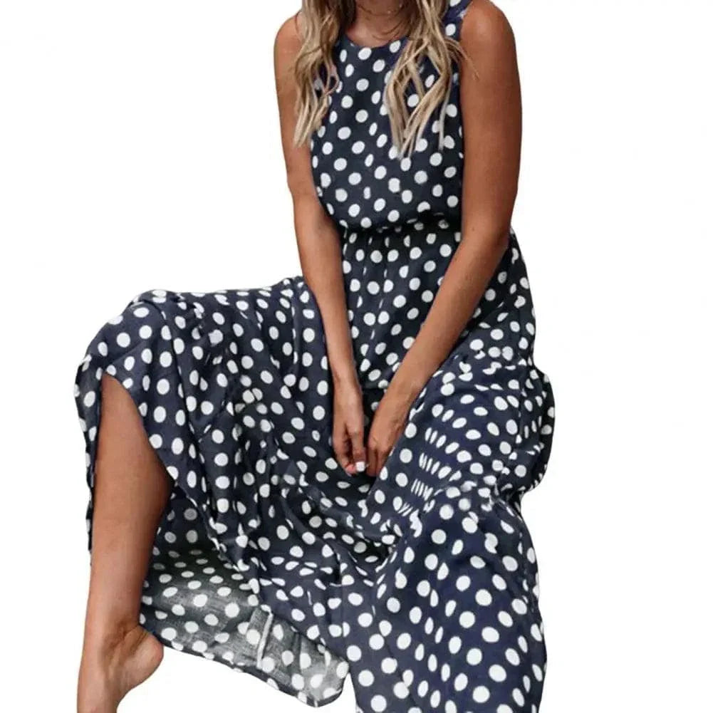Stylish Sleeveless High Waist Dress