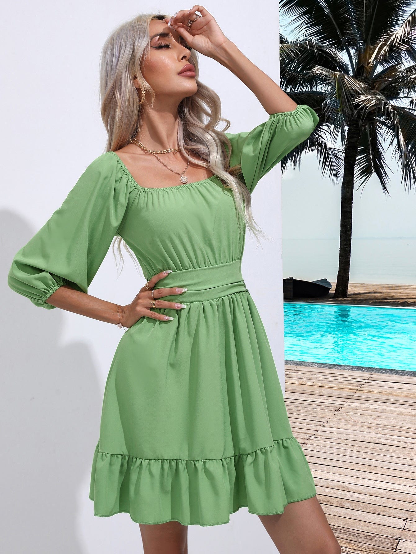 Alexis Boho Mini Dress
