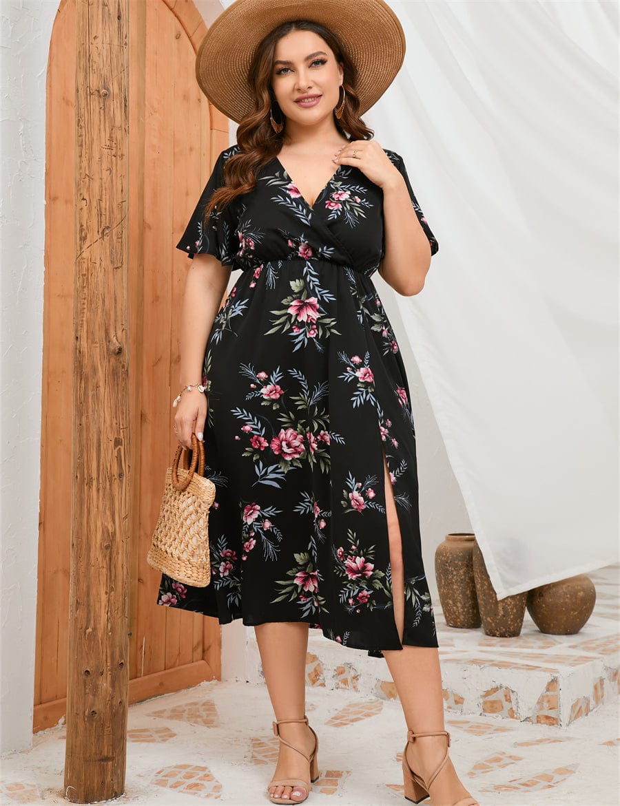 Plus Size Bella Midi Dress