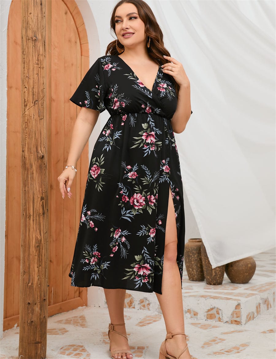 Plus Size Bella Midi Dress